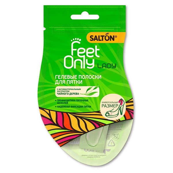 Салтон Фит Онли полоска для пяток гелевая д/женщин №2