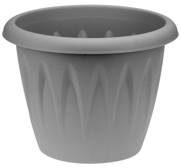 Кашпо Каждый день серое 12 см