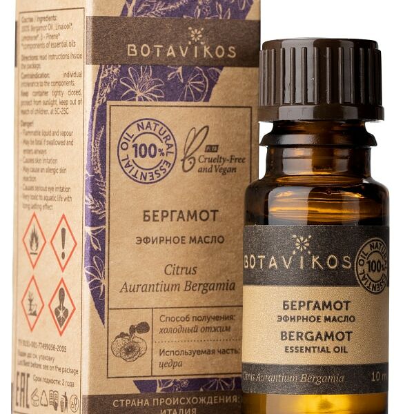 Масло эфирное Botavikos Бергамот 10мл