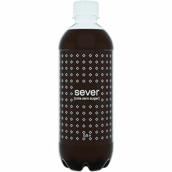 Напиток безалкогольный Sever Кола без сахара сильногазированный, 500мл