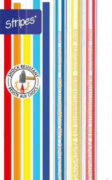 Карандаши чернографитные Bic Evolution Stripes пластиковые с ластиком 3 шт