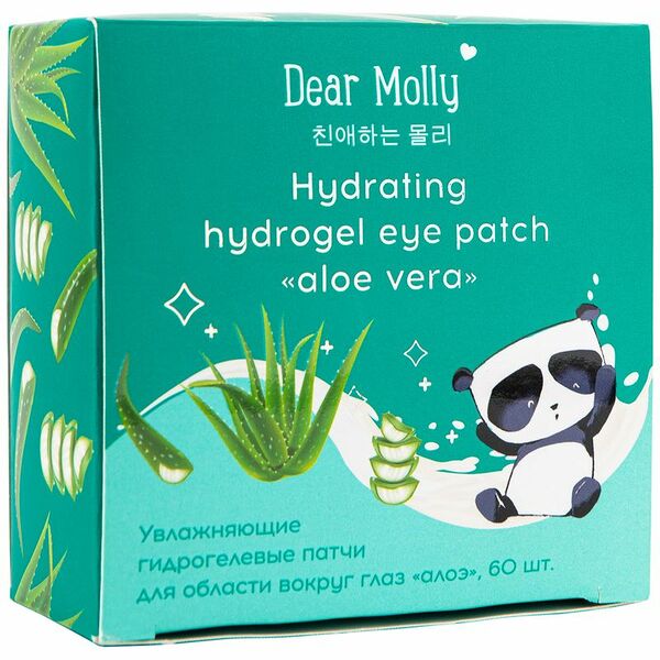 Патчи Dear Molly гидрогелевые для области вокруг глаз алоэ