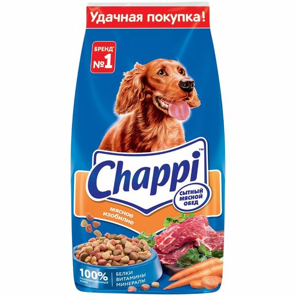Корм для собак Chappi Мясное изобилие