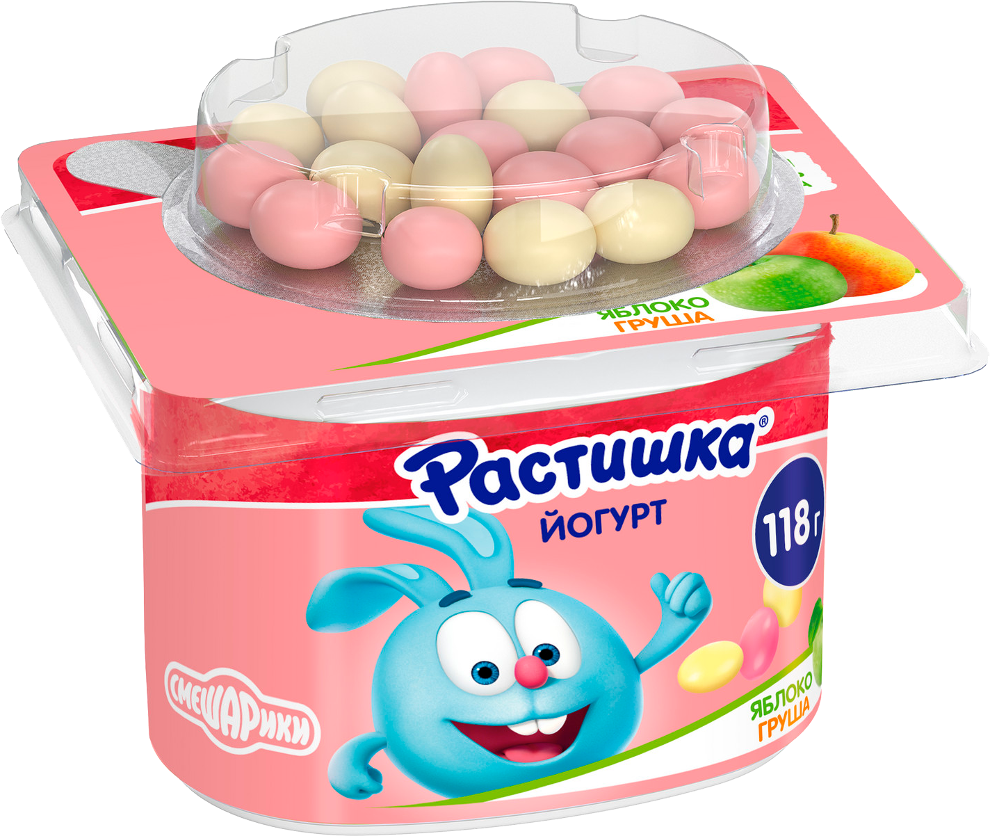 

Йогурт Растишка Яблоко-Груша с печеньем в шоколаде 3%