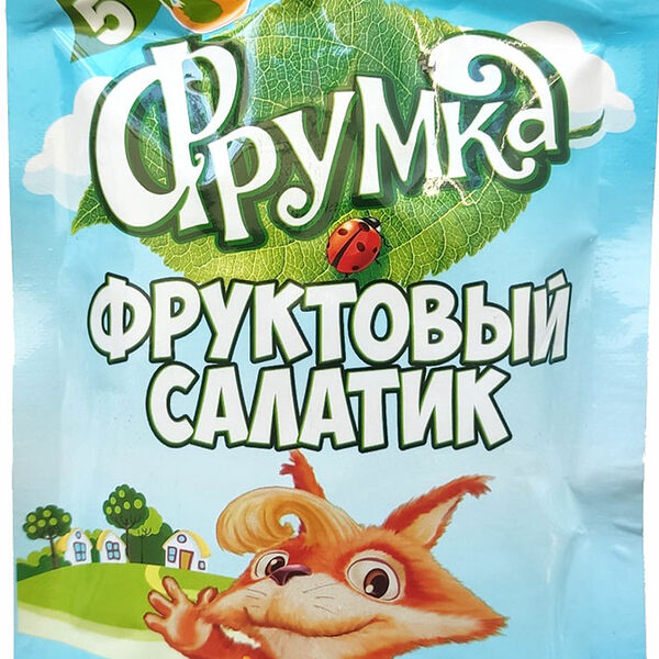 Пюре детское Фрумка фруктовый салатик с 5 месяцев