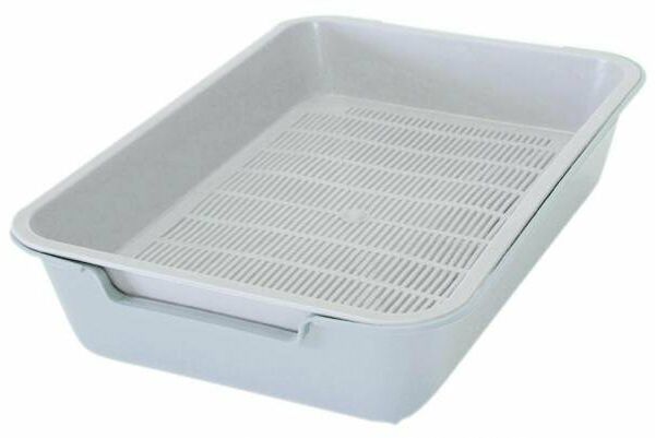 Туалет для кошек Homecat с сеткой с сеткой на ножках