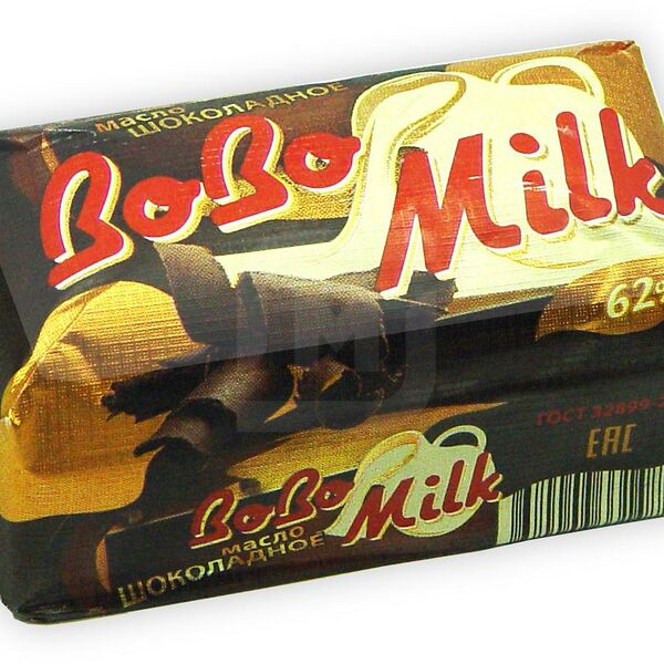 Масло шоколадное Bobo Milk 62% 200г