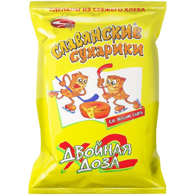 

Сухарики ржаные Славянский вкус Славянские гренки со вкусом ребер свиных на гриле 40 г