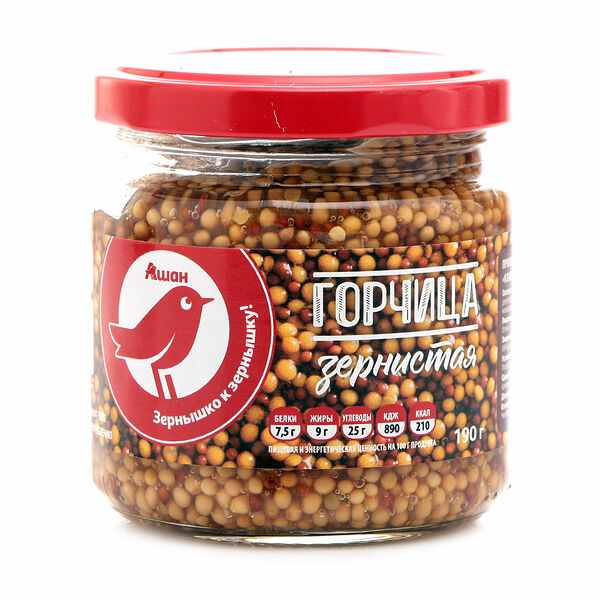 Горчица зернистая АШАН Красная птица