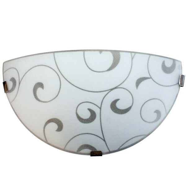 Светильник настенно-потолочный Элетех Морокко,30 см, Е27, 60 Вт, матовый белый