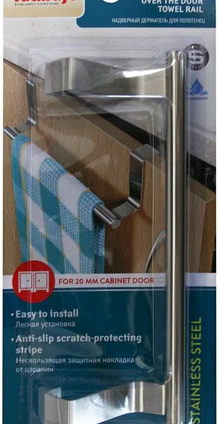 Планка наддверная Tatkraft Horizon для полотенец