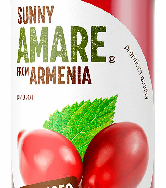 Сок Sunny Amare Кизиловый прямой отжим