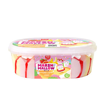 Мороженое Инмарко Marsh&Mallow Land Клубника-Банан-Красный апельсин