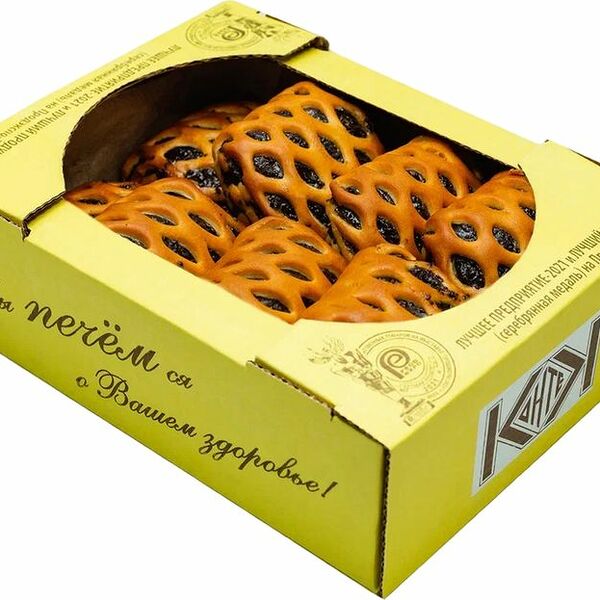 Рулет Контек Фигурный с маковой начинкой