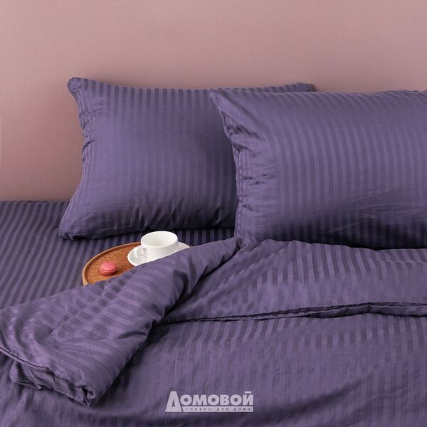 Комплект наволочек Домовой Страйп-сатин, 50х70 см, 2 шт