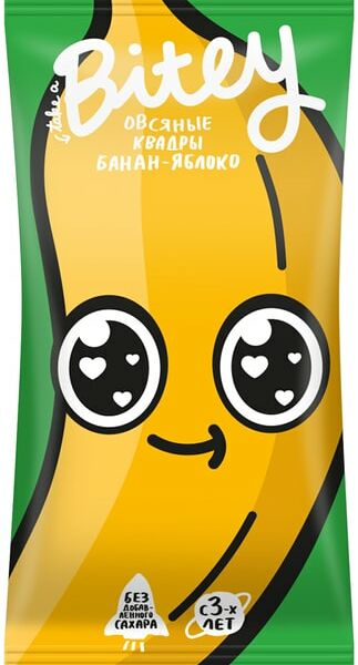 Батончик Овсяно-фруктовый Take a Bitey Яблоко-Банан 30г
