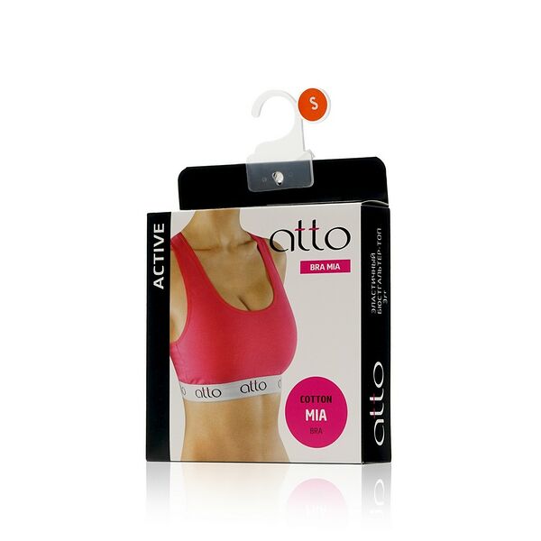Женский бюстгальтер-топ Atto Bra Mia, Розовый, S