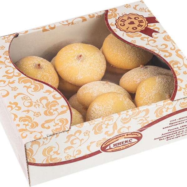 Печенье ИНЕКС Любительское с малиновой начинкой