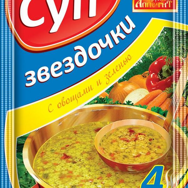 Суп Русский Аппетит Звёздочки 60 г