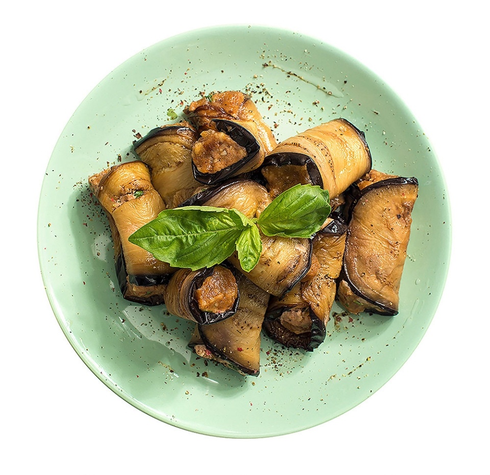 

Баклажаны с орехами от шеф-повара АВ, вес ~0.1 кг