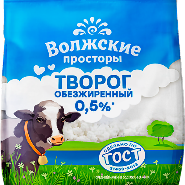 Творог Волжские Просторы 0,5%