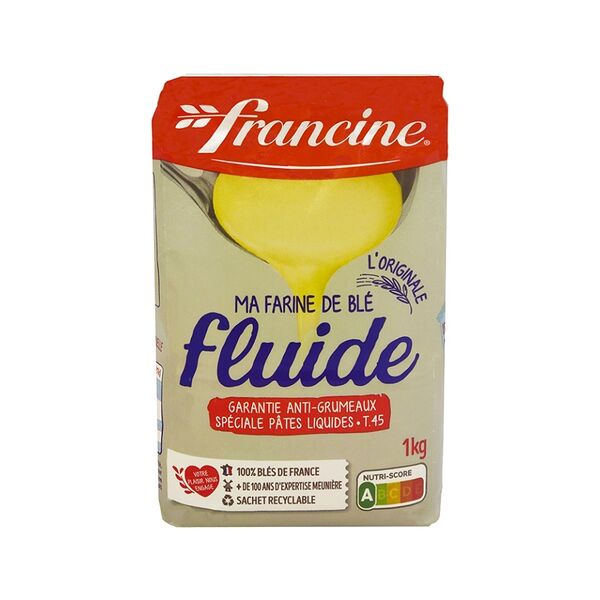 Мука пшеничная Francine высший сорт Fluide мельчайшего помола 1кг, Франция