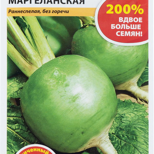 Семена Русский огород 200%, Редька Маргеланская, 2 г