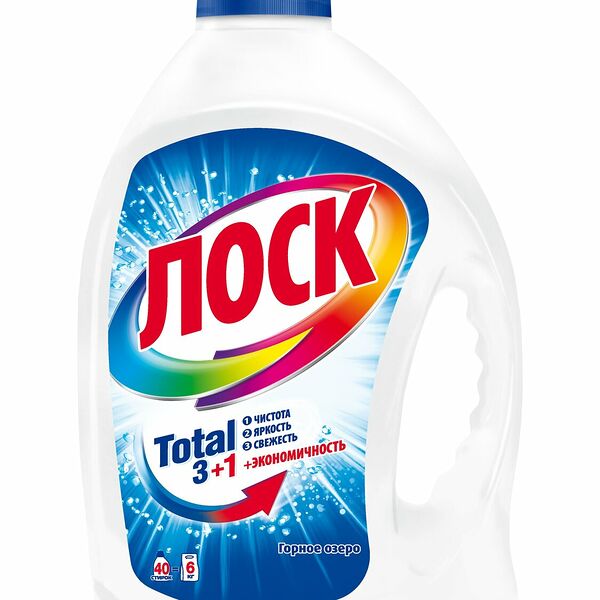 Гель для стирки Losk  Горное Озеро для белого белья, 2.6 л