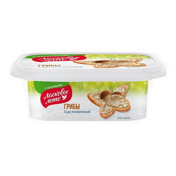 Сыр плавленый Ласковое лето с ар грибов жир 45% 170г