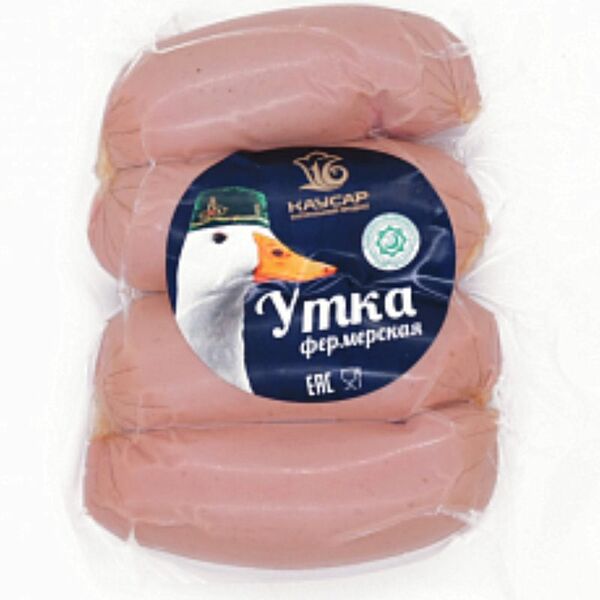 Cардельки КАУСАР из мяса уток халяль вареные 1кг