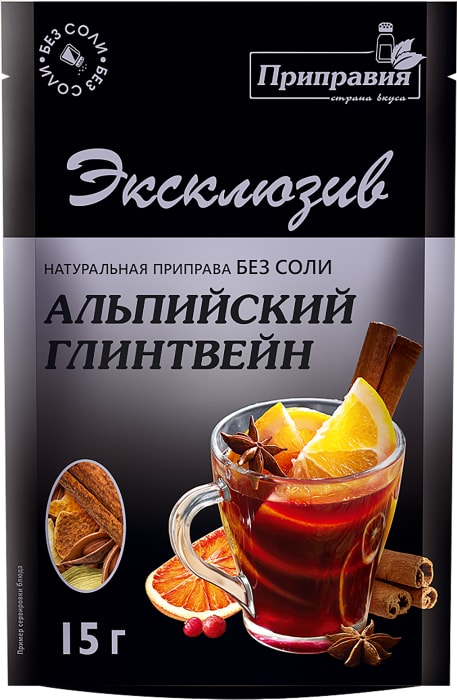 

Приправа Приправия Exclusive Альпийский глинтвейн 15 г
