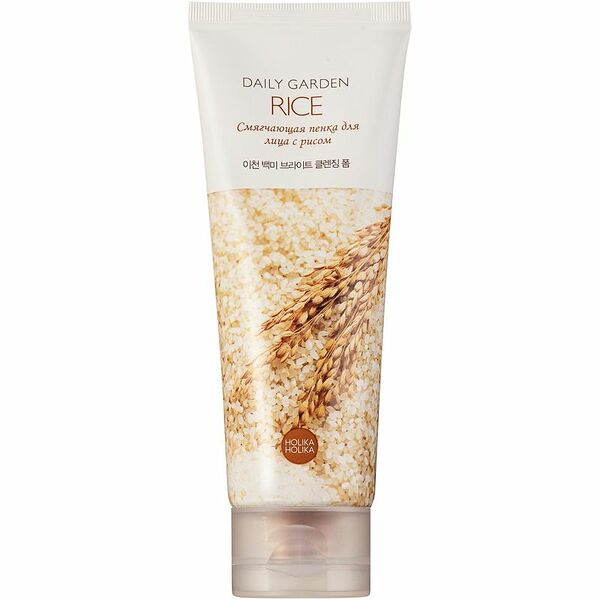 Пенка Holika Holika Daily Garden Rice смягчающая с рисом для лица, 120мл