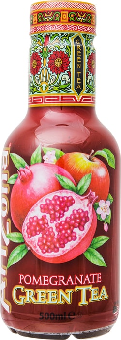 

Холодный чай AriZona Green Tea гранат 500 мл