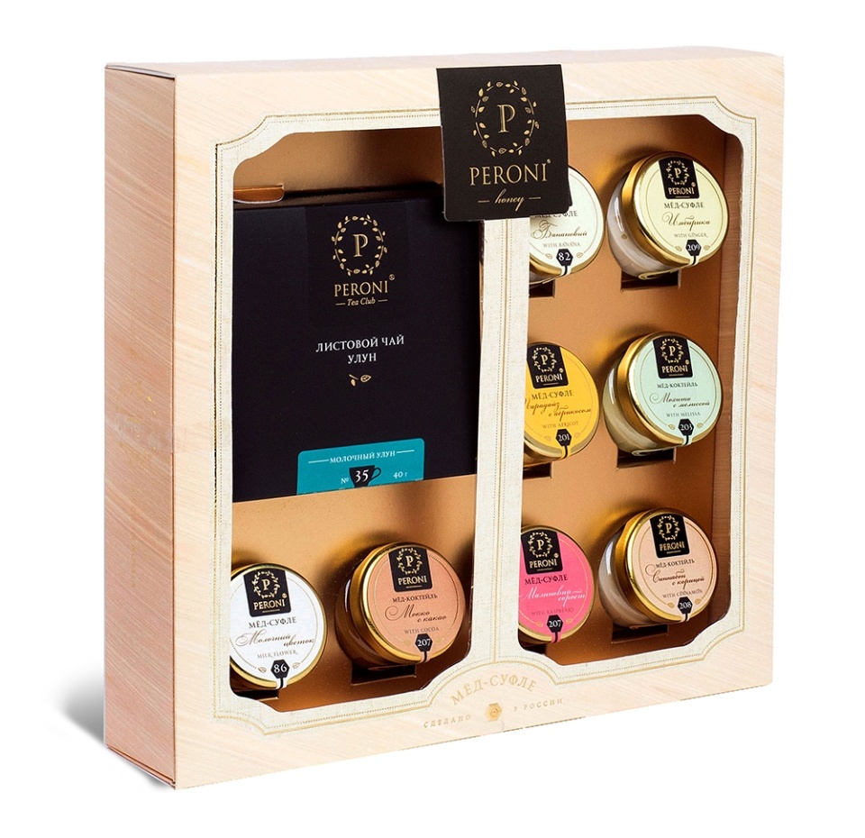 

Подарочный набор «Чай & мёд», Peroni, Россия, 275 г
