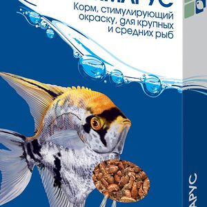 Корм для крупных и средних рыб Зоомир Гаммарус стимулирующий окраску