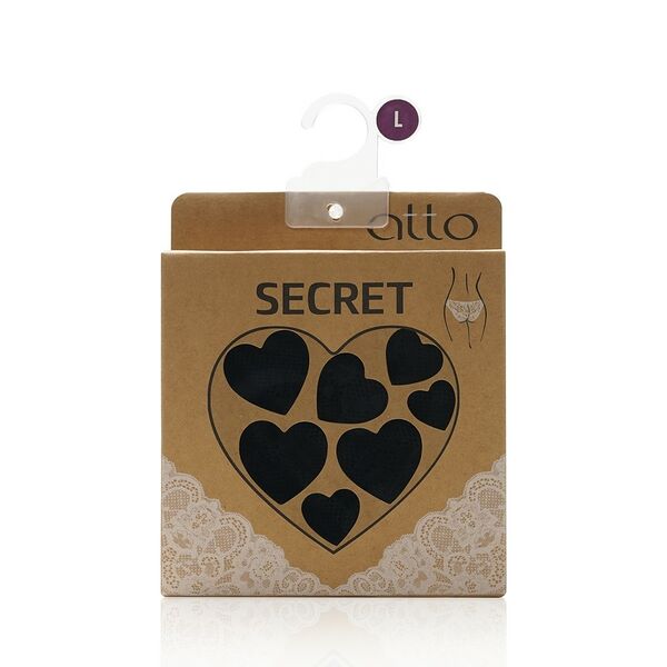 Женские трусы - бразилиана Atto Secret , Черный , L