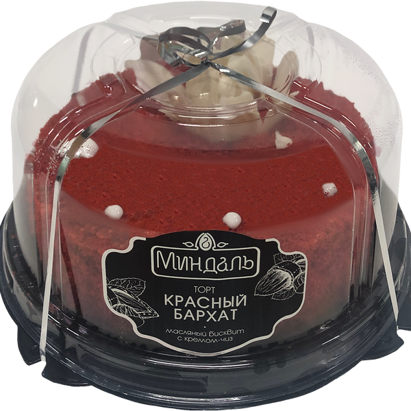 Торт МИНДАЛЬ Красный бархат, 800г