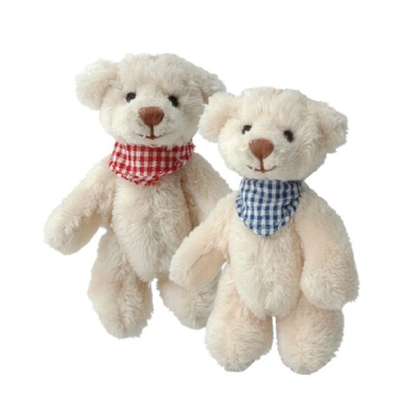 Игрушка-брелок Bukowski Медвежонок Benedict с шейным платочком 10см 1шт., в ассортименте