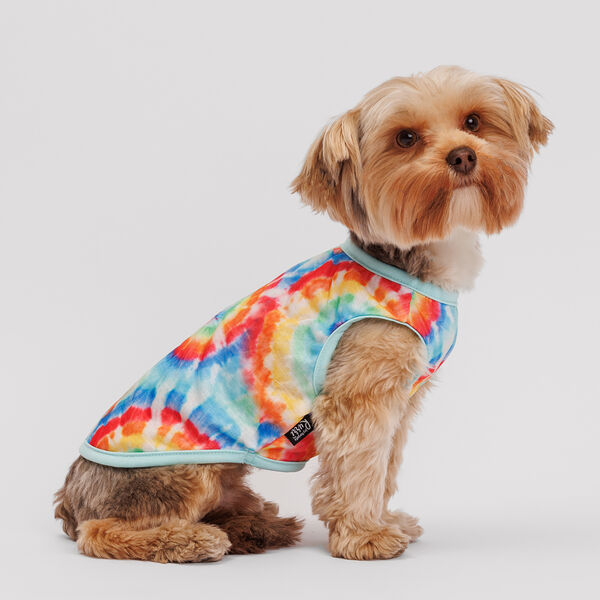 Футболка для собак Хиппи яркие краски, S