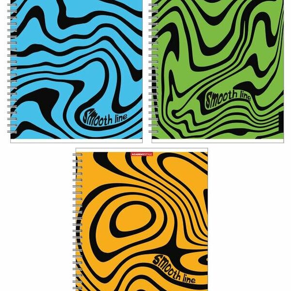 Тетрадь Academy Style А5 спираль в клетку, 48 л