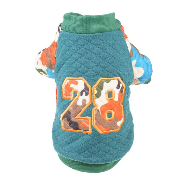 Толстовка для собак S зеленый (унисекс)