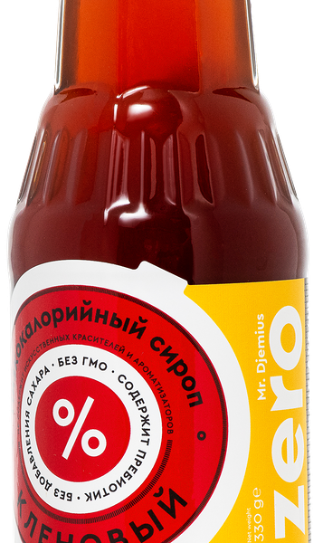 Сироп низкокалорийный MR.DJEMIUS ZERO Кленовый, без сахара