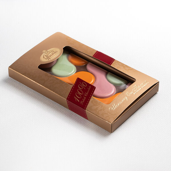 Шоколадная плитка Фьюжн клубника-лайм-апельсин 90 г