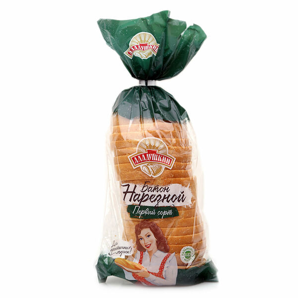 Батон Дарница Нарезной в нарезке