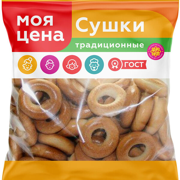 Сушки Моя цена традиционные 300 г