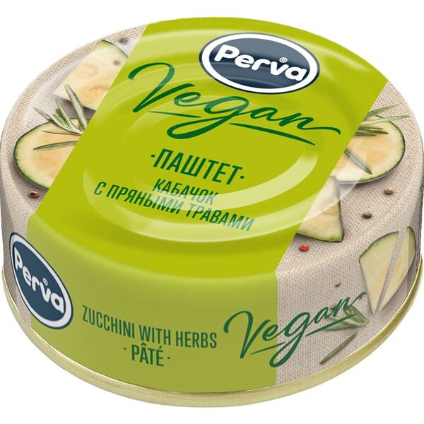 Паштет Perva Extra из кабачков с пряными травами 100г