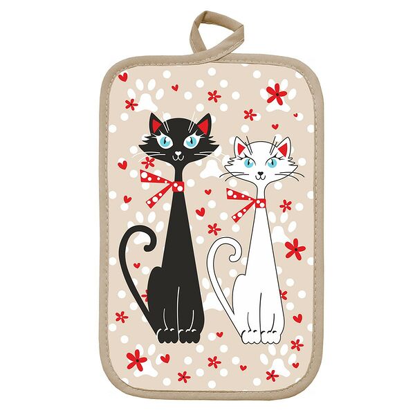 Прихватка, 14х22 см, хлопок, в ассортименте