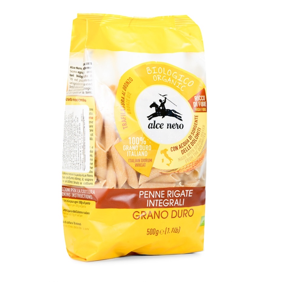

Макаронные изделия Alce Nero «Пенне из цельнозерновой пшеницы» БИО 500 г