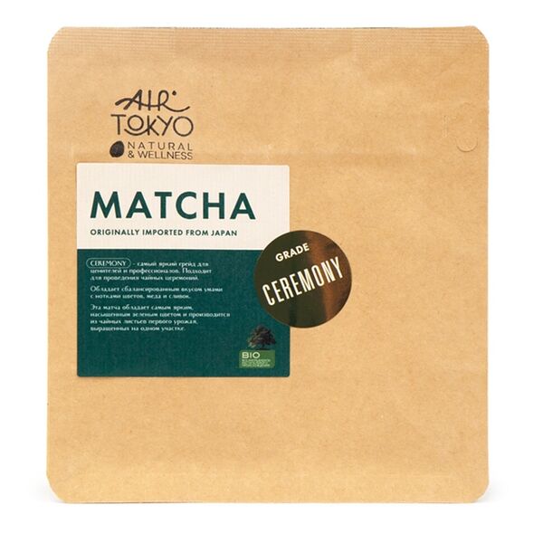 Чай зеленый AirTokyo Матча Grade Ceremony 50г, Россия