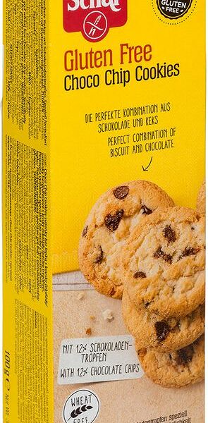 Печенье Schar Choco Chip Cookies с кусочками шоколада без глютена